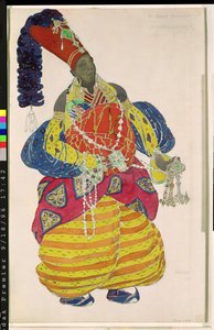 Le Grand Eunuque, costume pour la production de ballet 